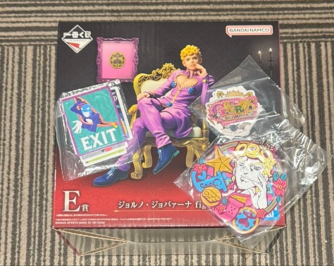 一番くじ　ジョジョの奇妙な冒険　E賞 ジョルノ・ジョバァーナ フィギュア