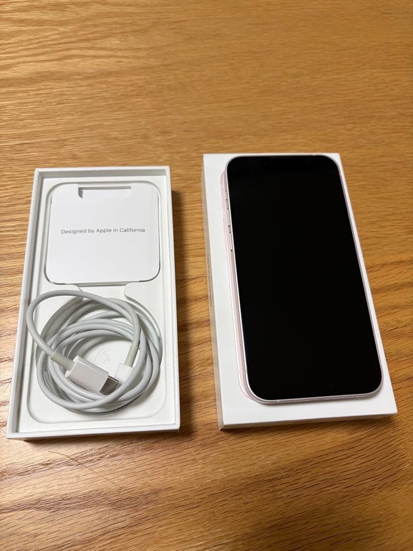 再値下げ❗️Apple iPhone 13 mini ピンク 本体 充電ケーブル付