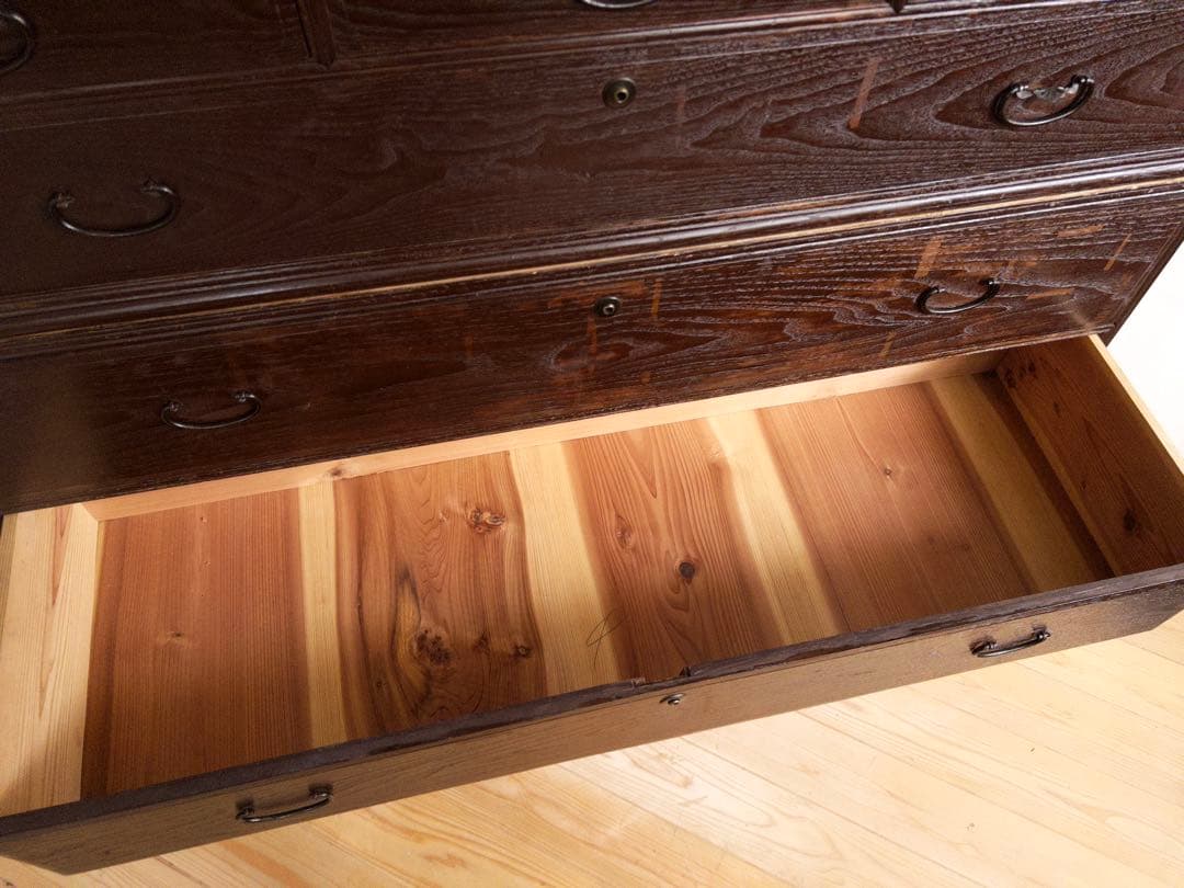 大型　和箪笥　高さ約159㎝　古道具　古家具　和家具　ビンテージ　アンティーク