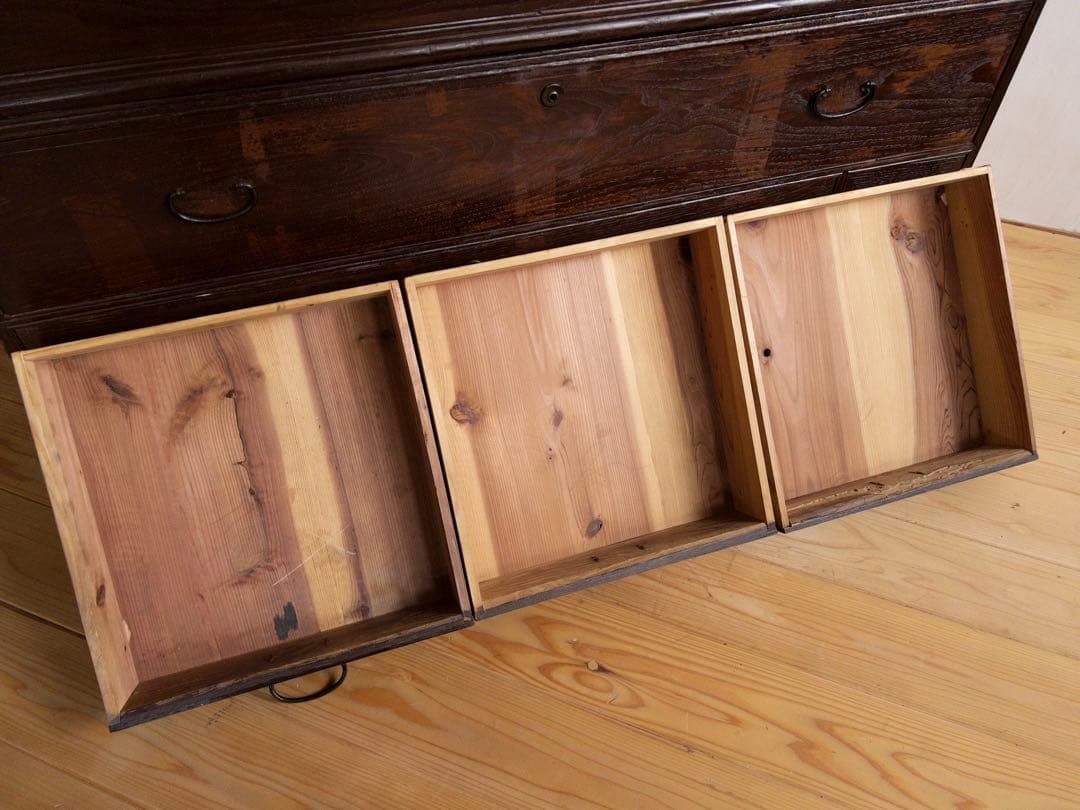 大型　和箪笥　高さ約159㎝　古道具　古家具　和家具　ビンテージ　アンティーク