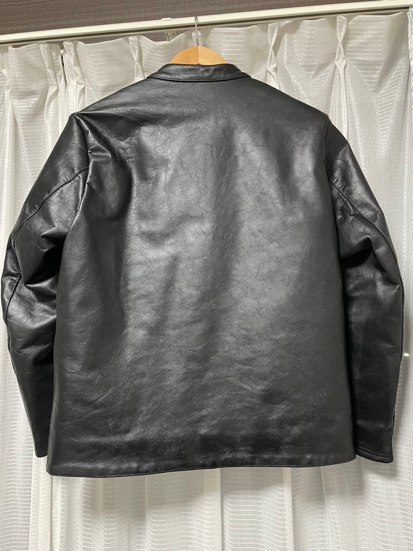 【@R】CHALLENGER シングル レザー ライダース ジャケット L