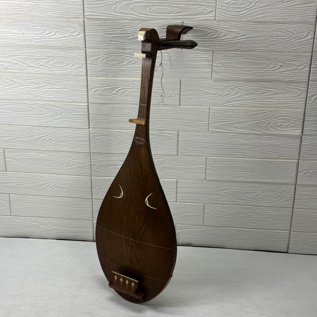 レア 木製 琵琶 和楽器 弦楽器