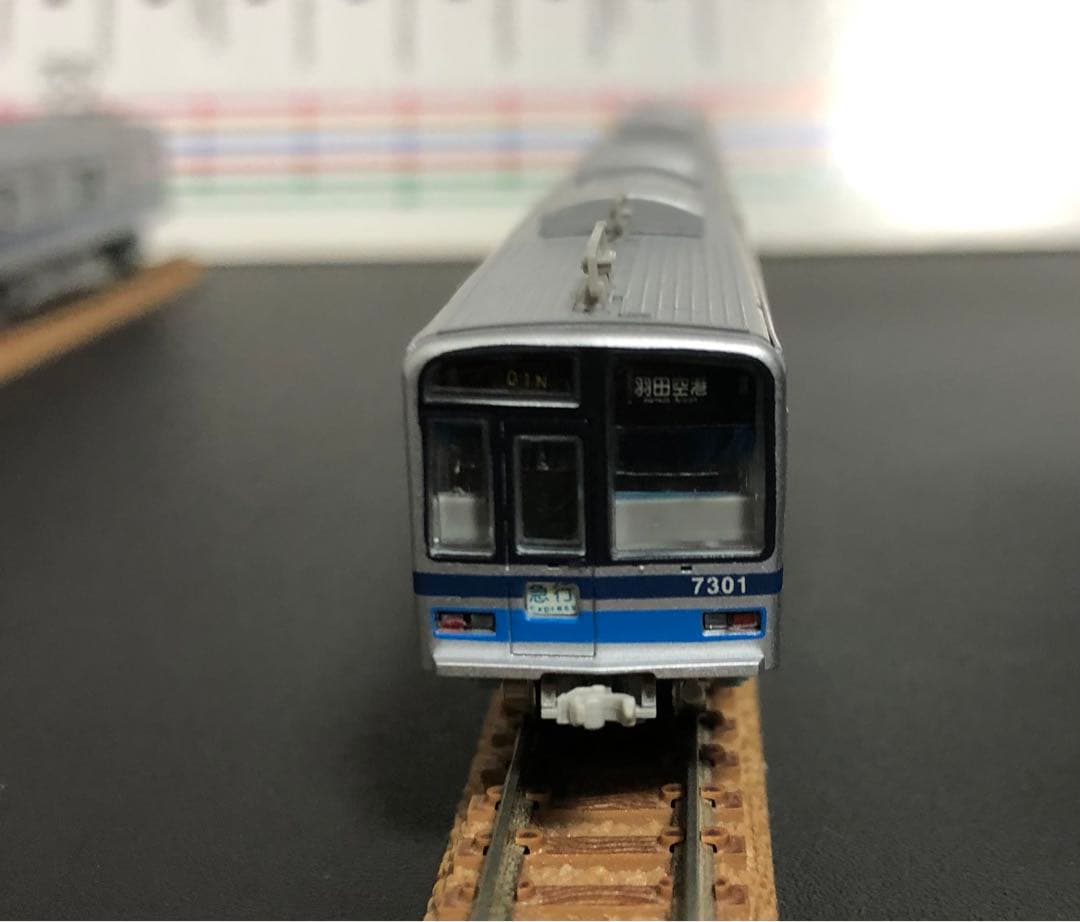 管理番号1609 北総7300形 Nゲージ塗装済キット素人組立品 4両