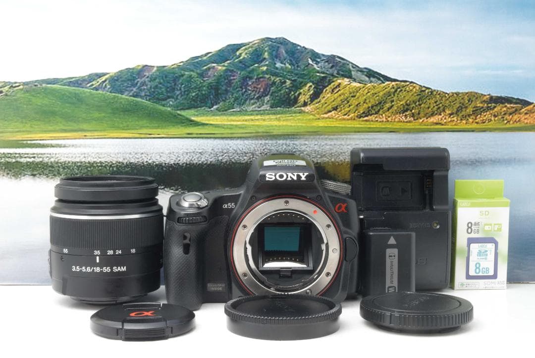 SONY α55 レンズキット　ソニー　SLT-A55V