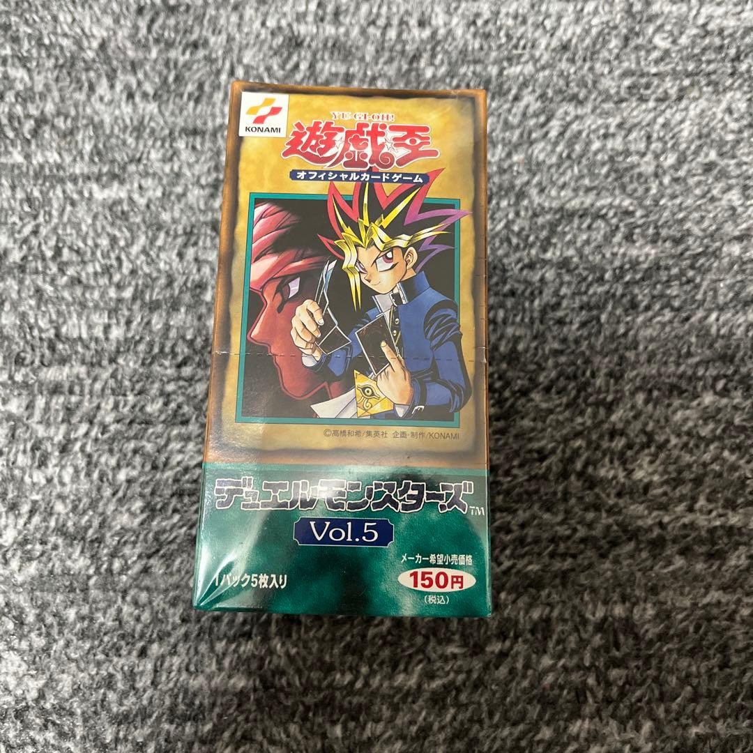 遊戯王　vol.5 未開封ボックス　初期　新品　シュリンク付き　vol5