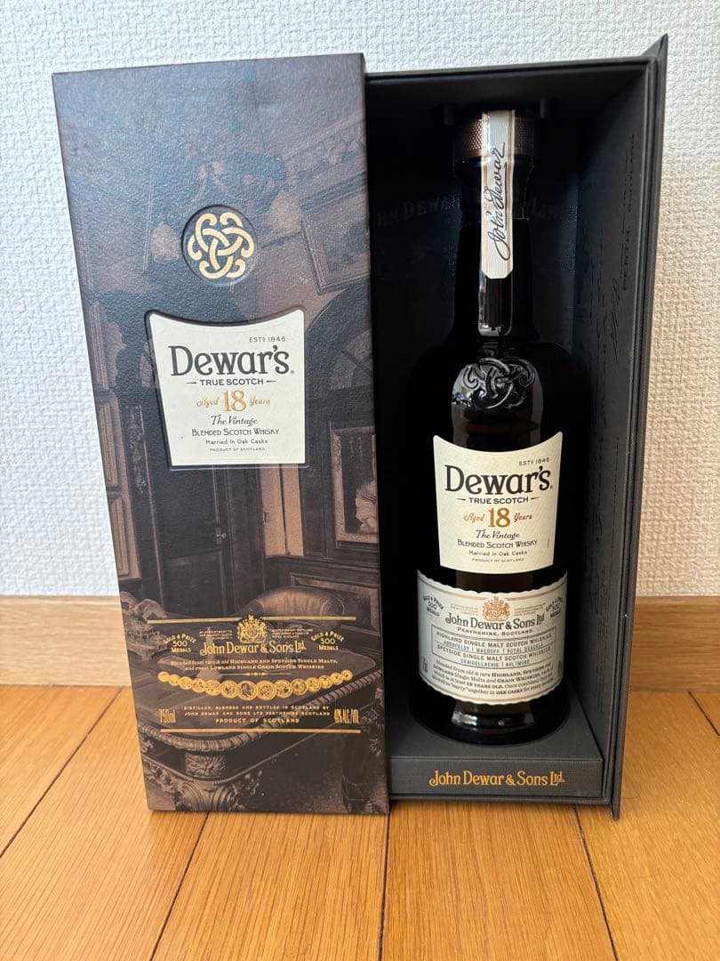 未開封★ Dewar's デュワーズウイスキー　18年