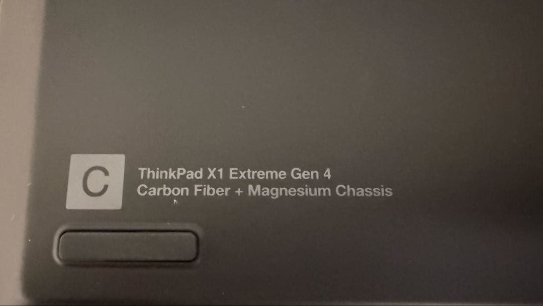 Windowsノート本体 ThinkPad X1 Extreme Gen 4 i7 16GB 1TB