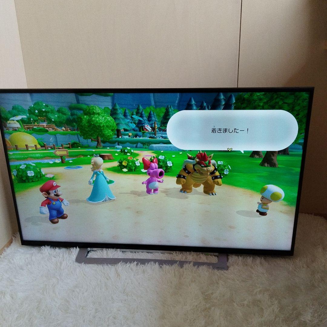 東芝 43V型 4Kチューナー内蔵 液晶テレビ レグザ 43M520X W録画○