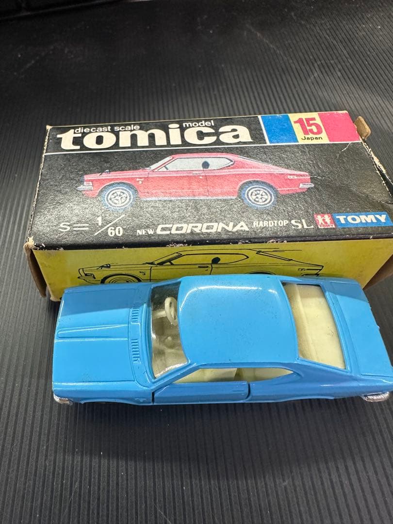 黒箱トミカ 15 コロナ ハードトップ SL 1/60 ホイール希少