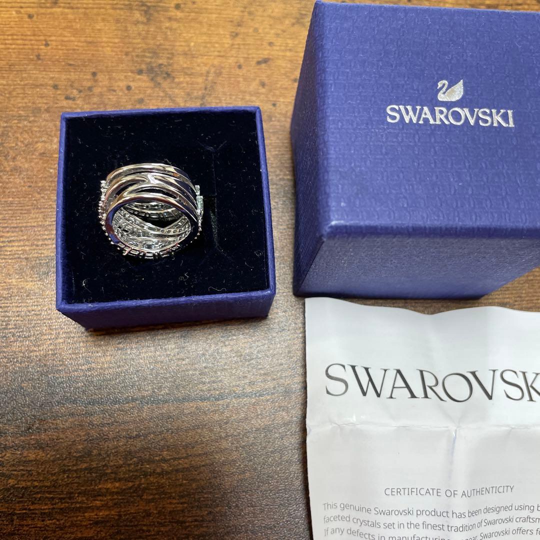 Swarovski シルバー 重ねリング