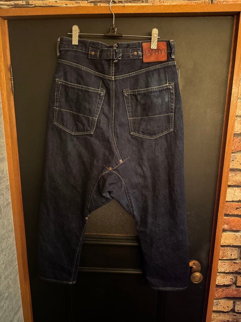 maaaa 　GANRYU サルエル　セルビッチ デニムパンツ　S