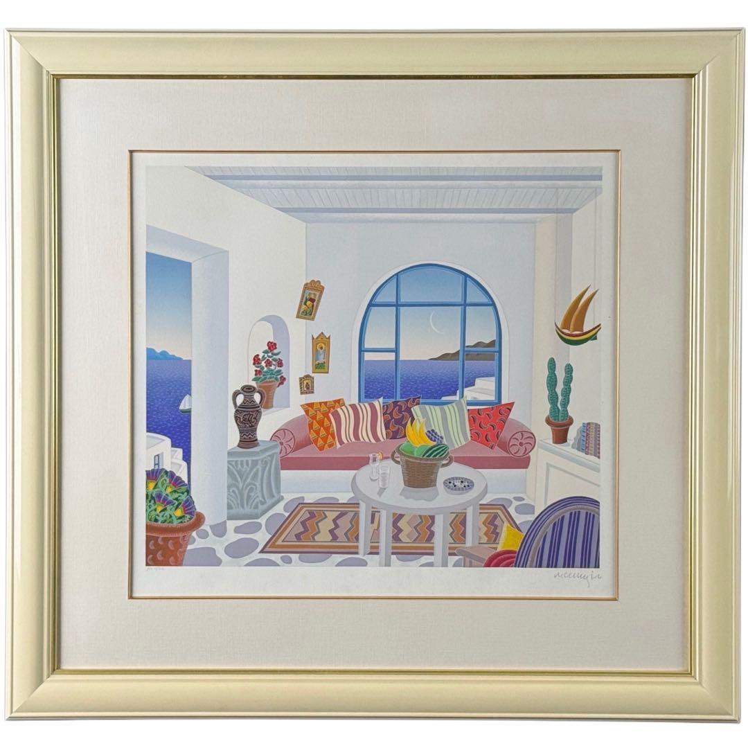 トーマス・マックナイト 「パノラモス」シルクスクリーン 8号大 保証書付 美品