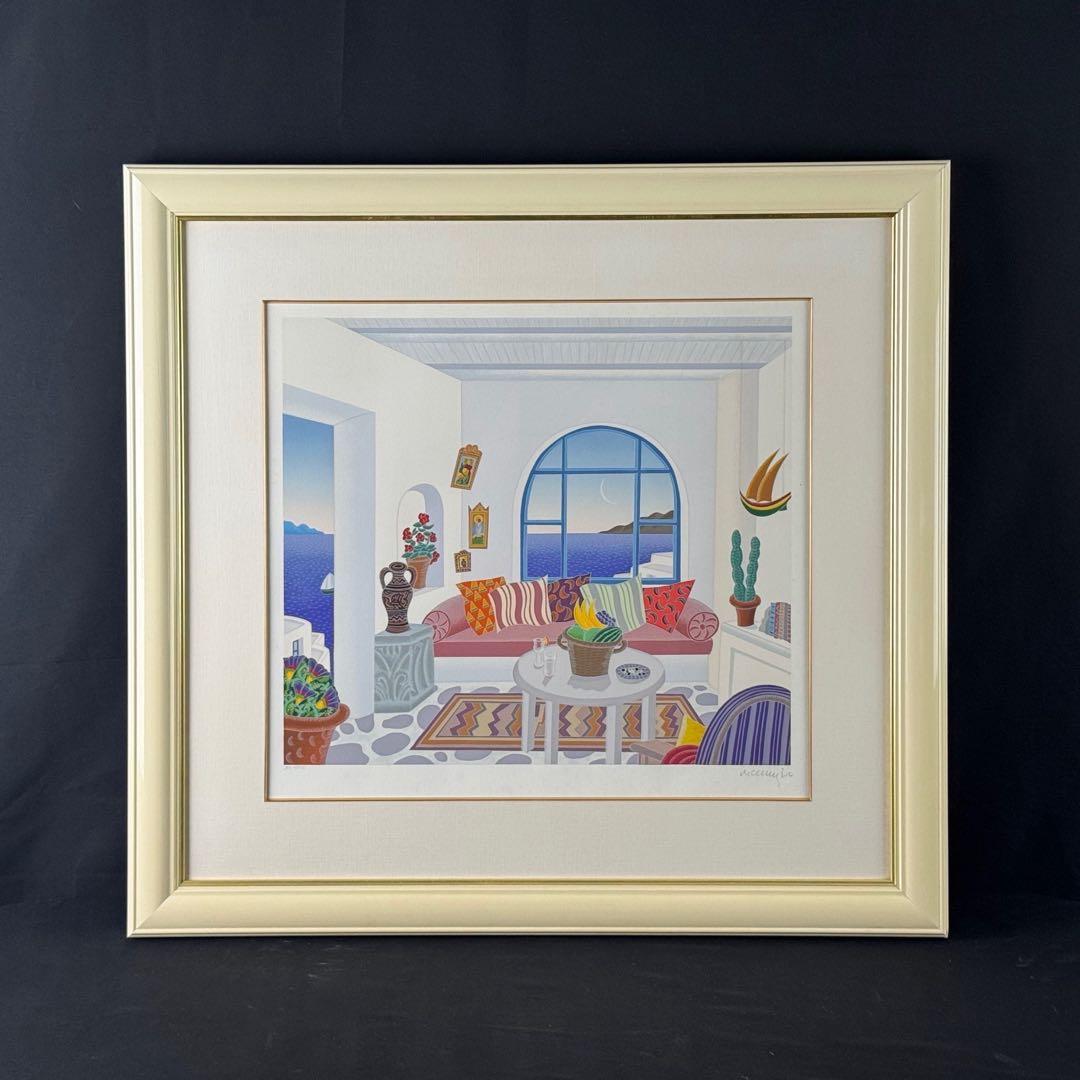 トーマス・マックナイト 「パノラモス」シルクスクリーン 8号大 保証書付 美品