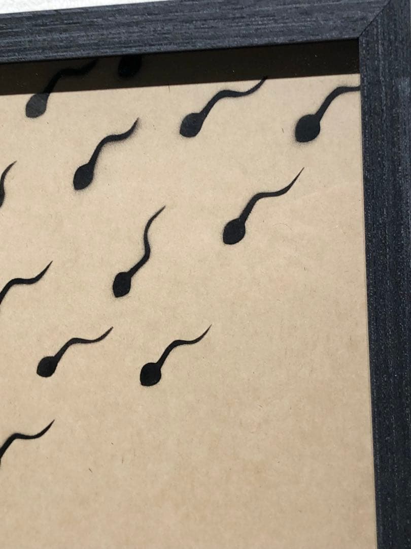 タビー　TABBY  紙にステンシル　スプレー　美品　箱付　現代アート