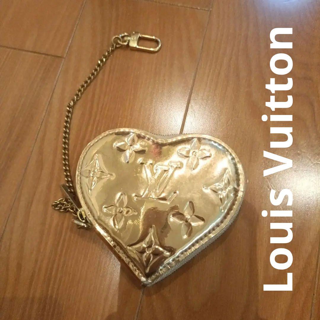 Louis Vuitton　ヴィトン　ミロワール　ケース　ハート　ゴールド