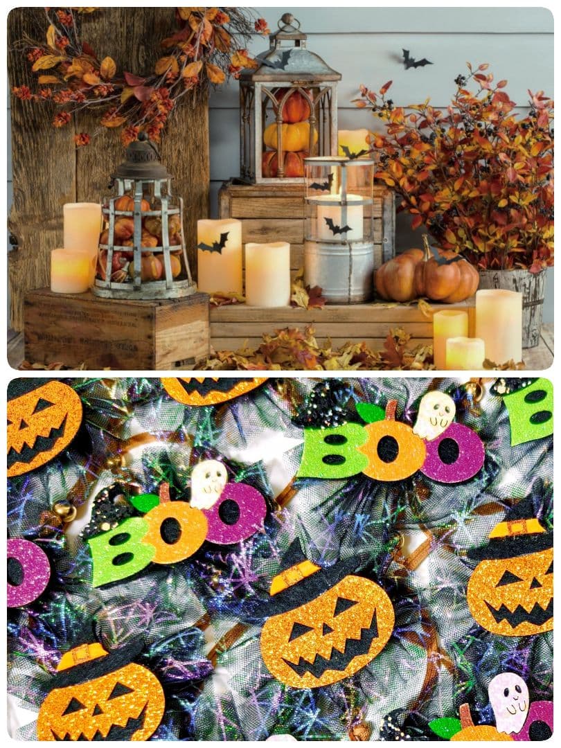 業務用　トリミングチョーカー　リボン　キラキラハロウィン　100個　10月