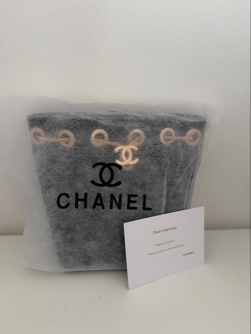 CHANEL ショルダーバッグ 2way 巾着 ノベルティ 非売品 ギフト 黒
