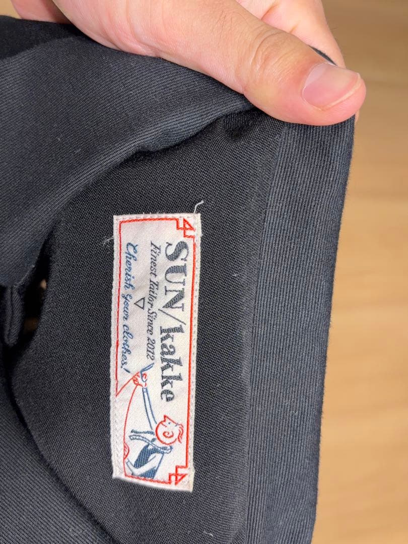 SANKAKKEI（サンカッケイ）ジージャン風黒ジャケット