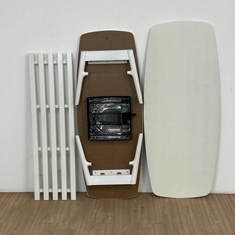 (新品)☆棚付き折れ脚こたつ120WH☆【OUTLET】