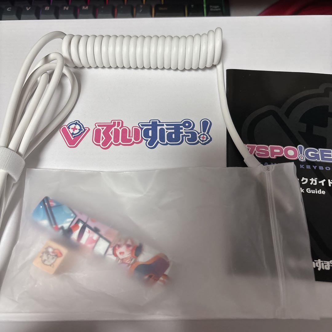 VSPO! GEAR ゲーミングキーボード 小森めと Edition