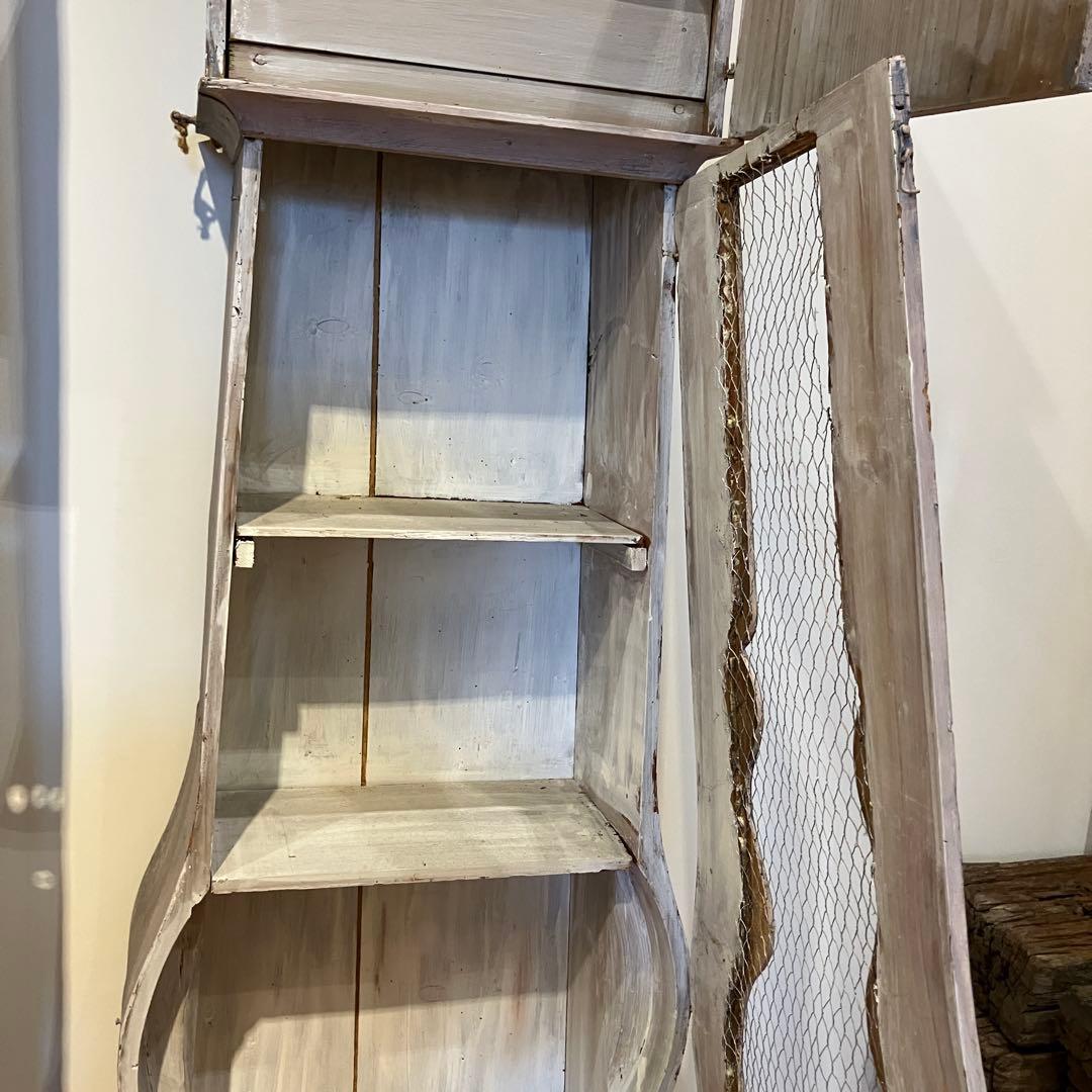 フランス　アンティークキャビネット　鳥小屋風
