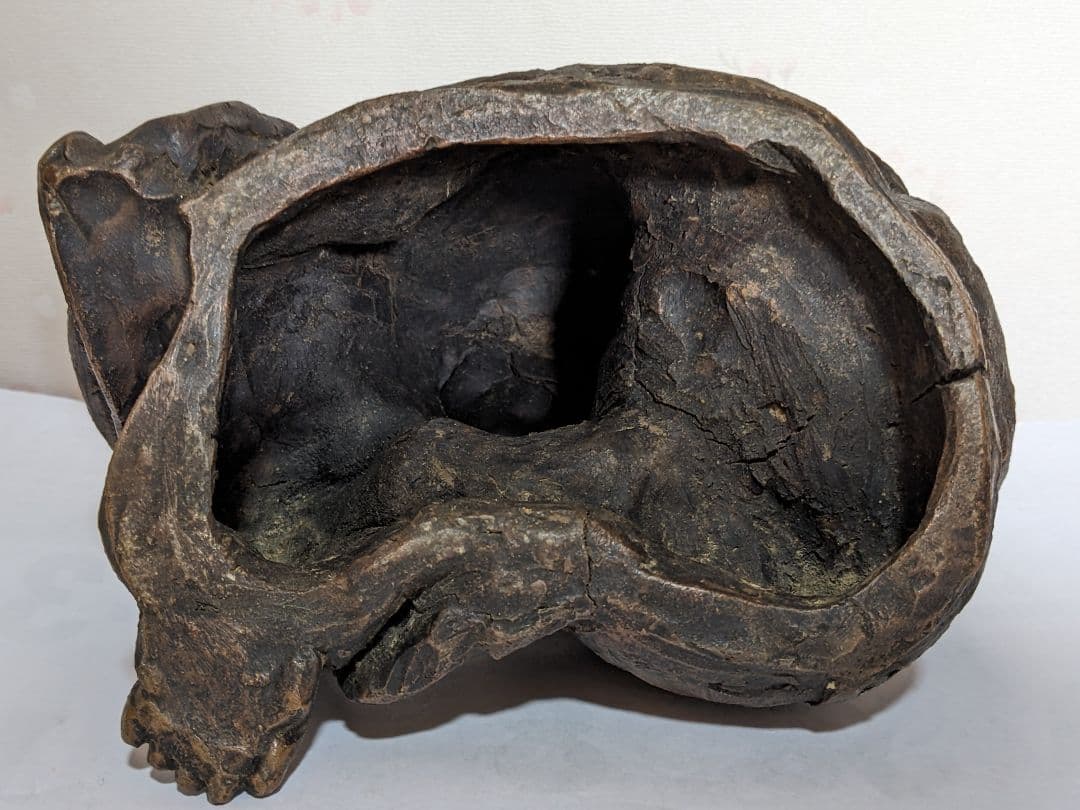 ♦明治時代 壺と老師 置物 飾り 作家物 コレクション 骨董品 アンティーク