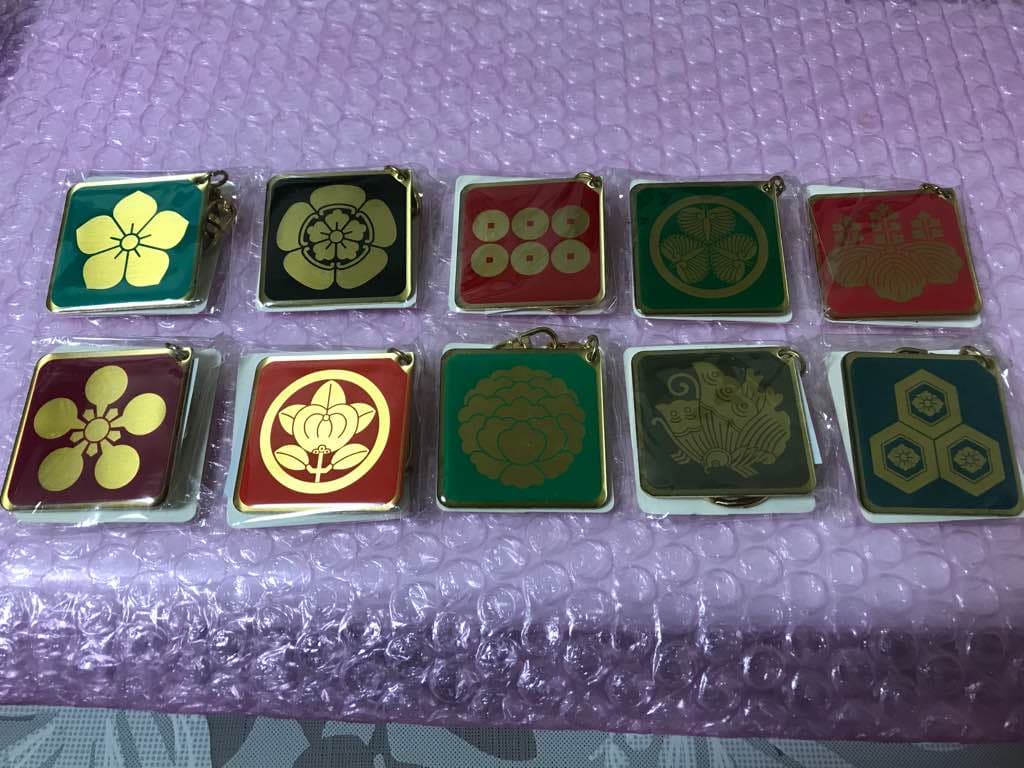 JR西日本 戦国スタンプラリー キーホルダー コンプリート