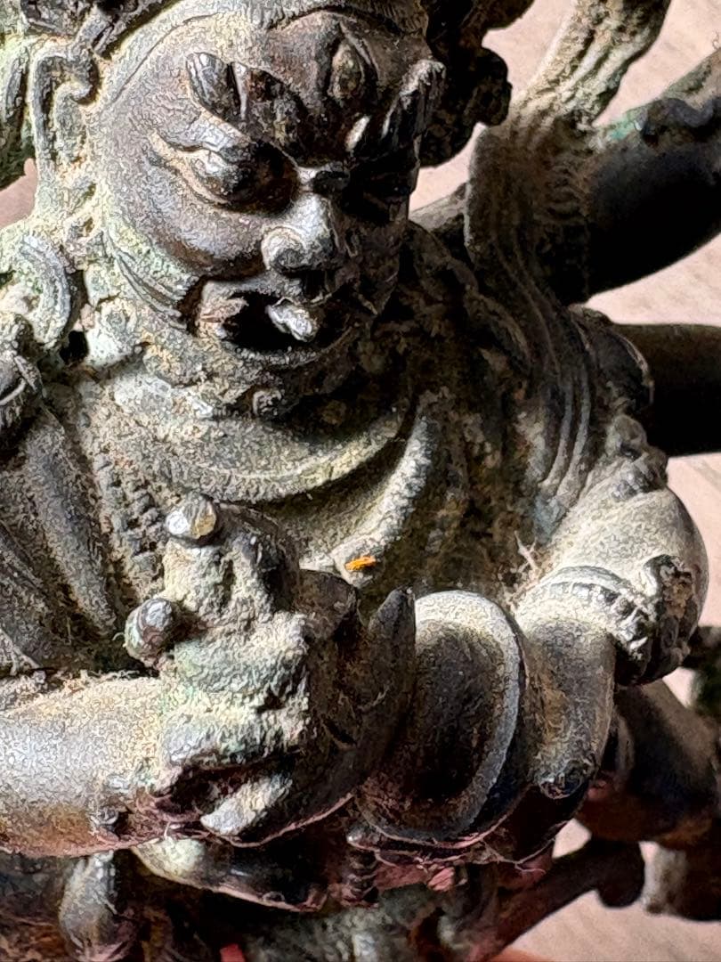 チベット仏教 マハーカーラ像　旧藏 清時代 古銅製