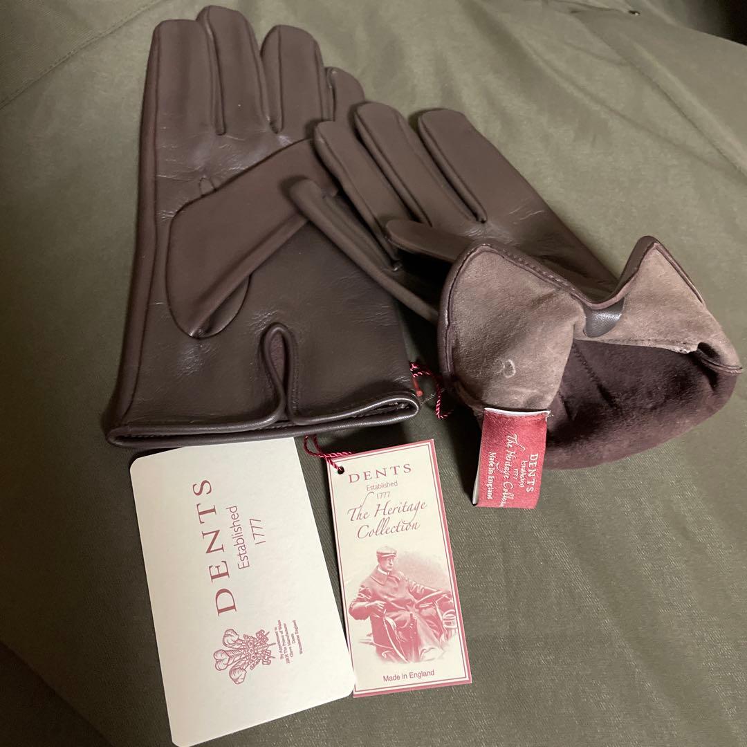 【新品未使用 】最終お値下げ価格/国内百貨店DENTS 上級仕様本革レザー手袋