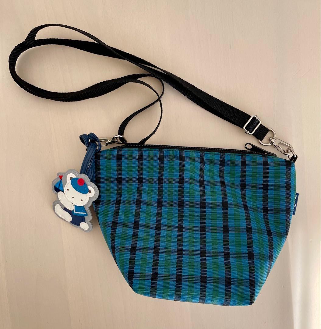 ファミリア 舟形ポシェット familiar 美品