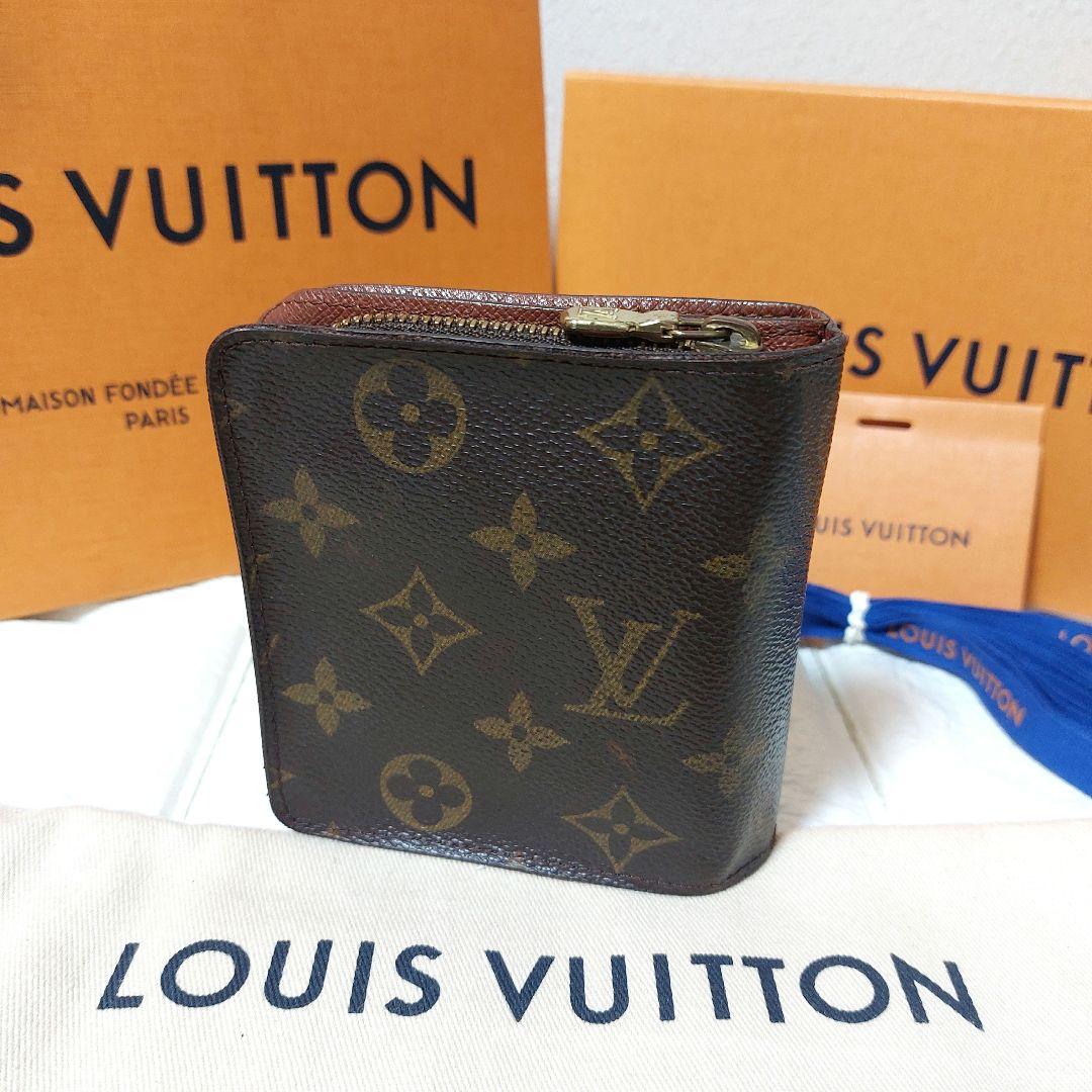 Louis Vuitton ルイヴィトン モノグラム コンパクトジップ二つ折財布