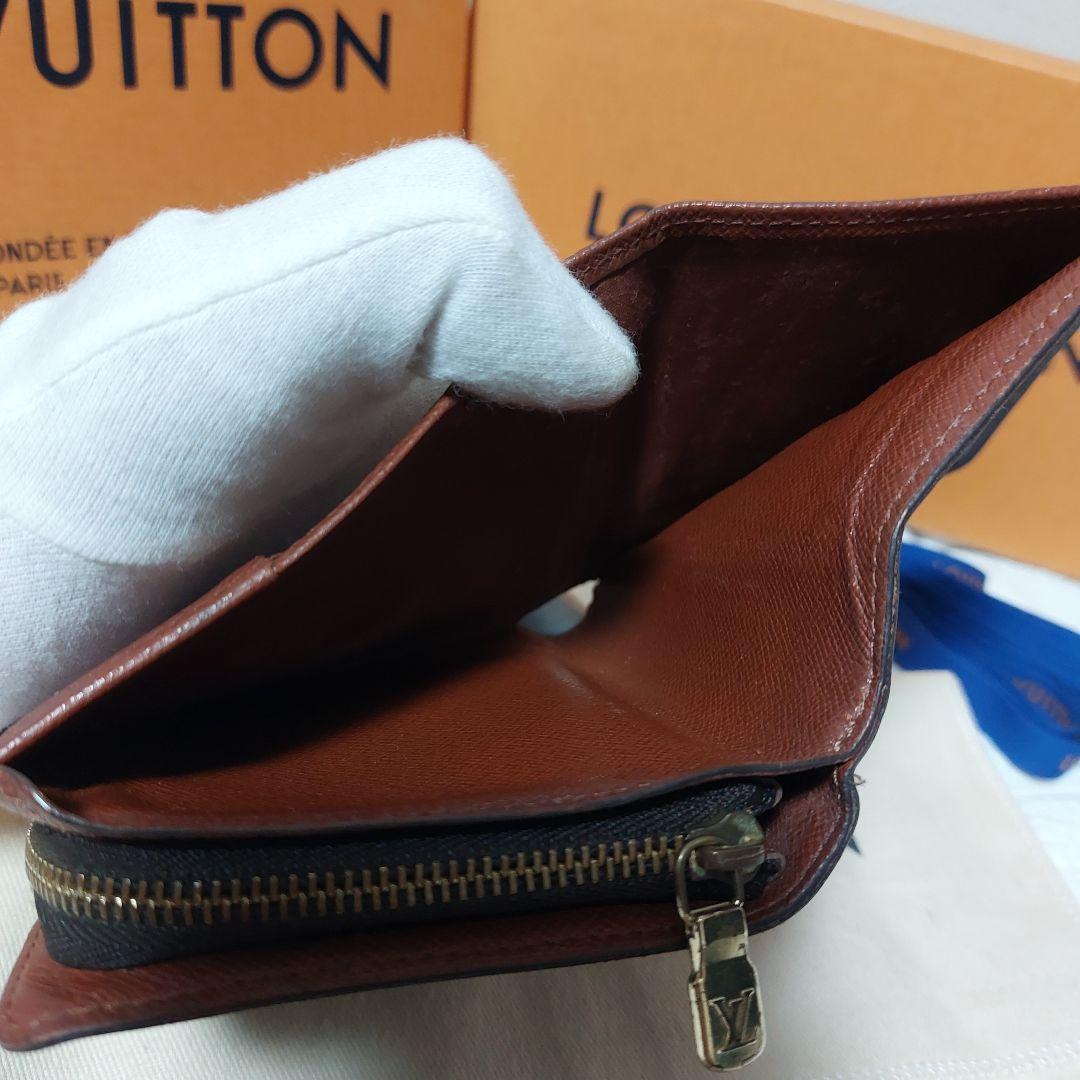 Louis Vuitton ルイヴィトン モノグラム コンパクトジップ二つ折財布