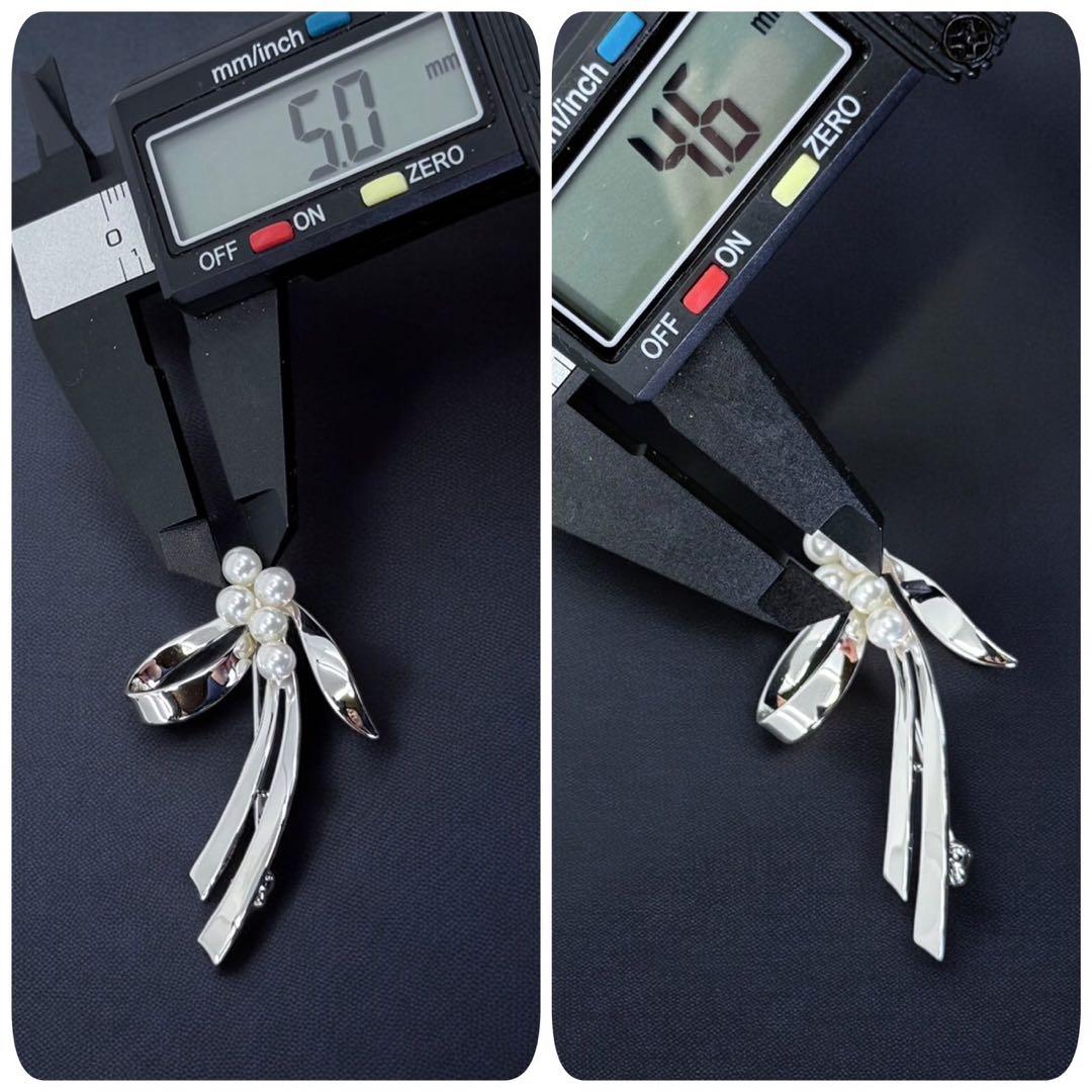 【未使用保管品】ミキモト アコヤ　本真珠　パール　ブローチ　コサージュ