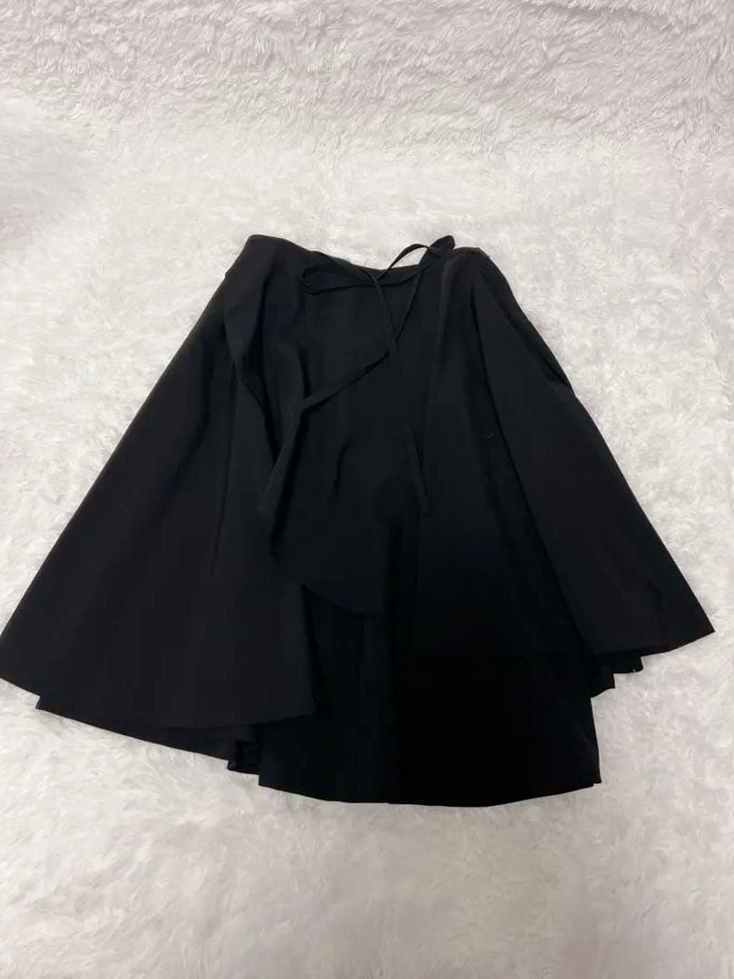 トリコ　コムデギャルソン　黒巻きスカート　レディース　フリーサイズ