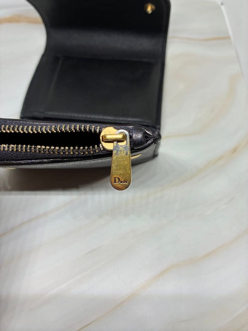 輪*〜様 Dior ディオール サドル ロータスウォレット 3つ折り財布