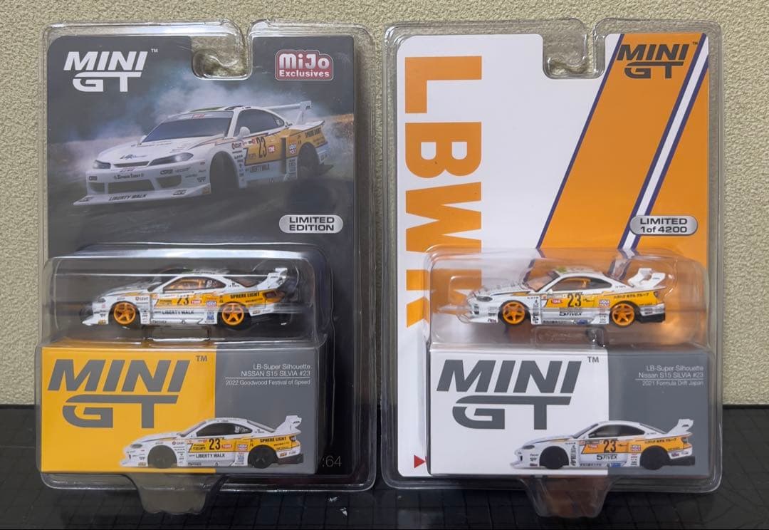 超レア MiniGT S15 Lbwk スーパーシルエット シルビア チェイス