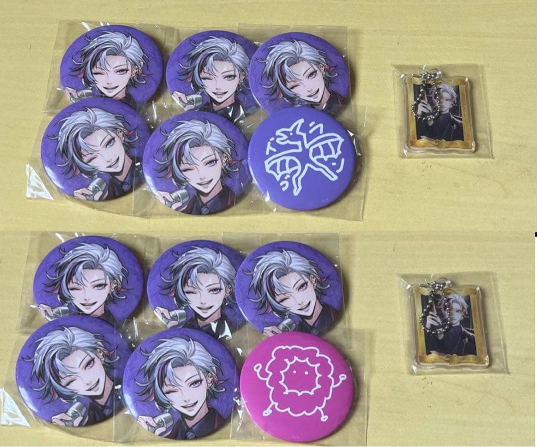 にじさんじ 不破湊 カプセルトイ 缶バッジ Cheers with you