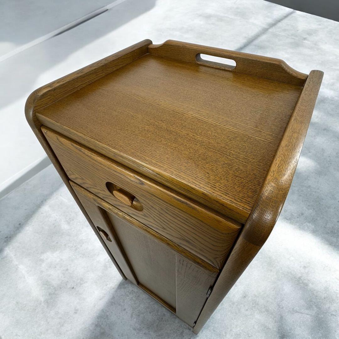 浜本工芸 (ハマモトコウゲイ) 電話台 木製電話台・ファックス台 引き出し付き