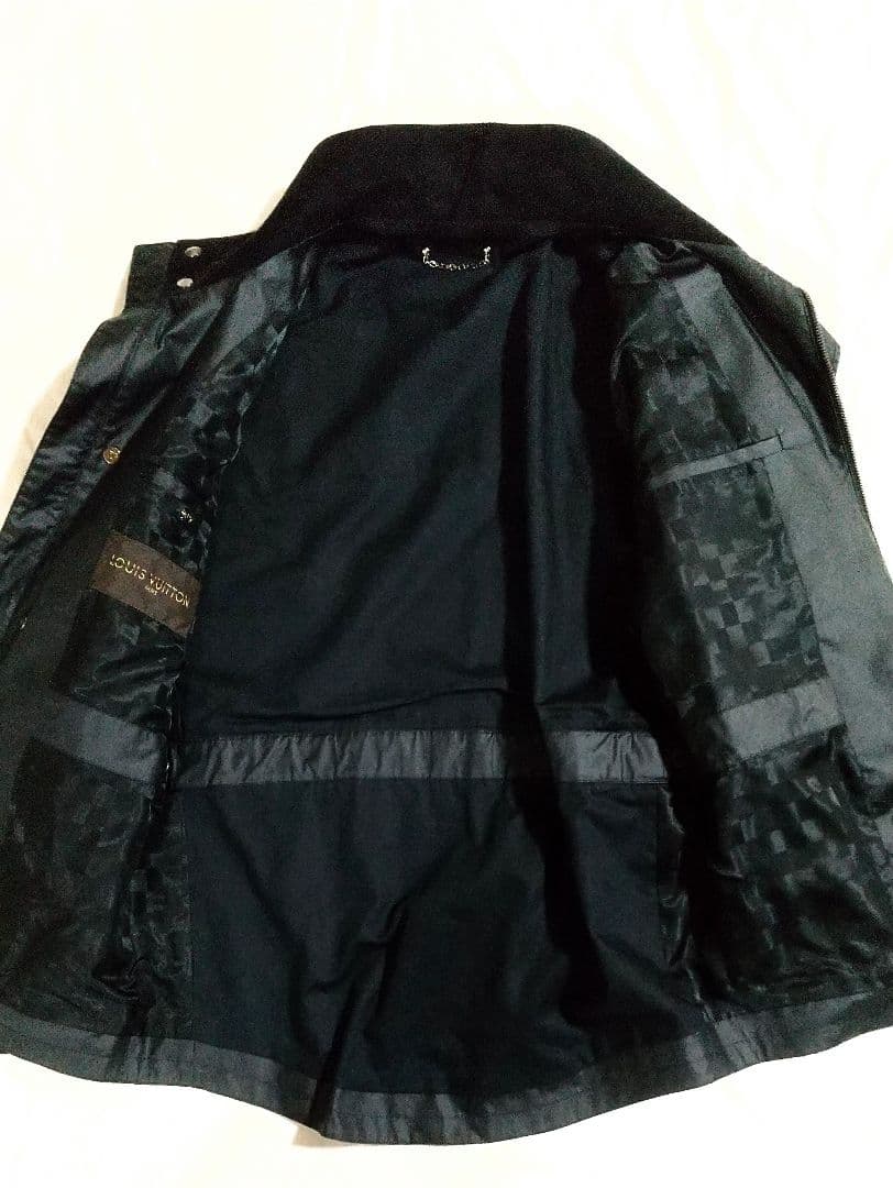 【美品】ルイ・ヴィトン/メンズジャケットコート/46（L）正規品/BLACK