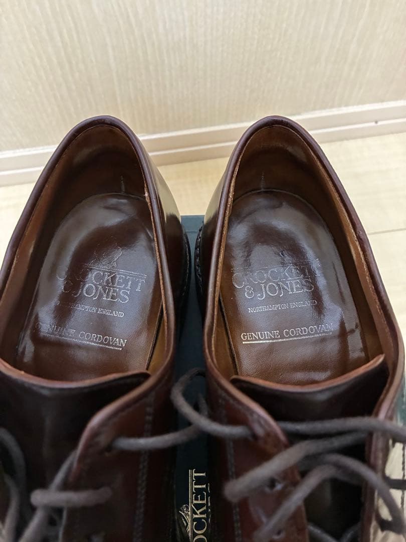 靴 CROCKETT&JONES CORDOVAN GRASMERE 7EE