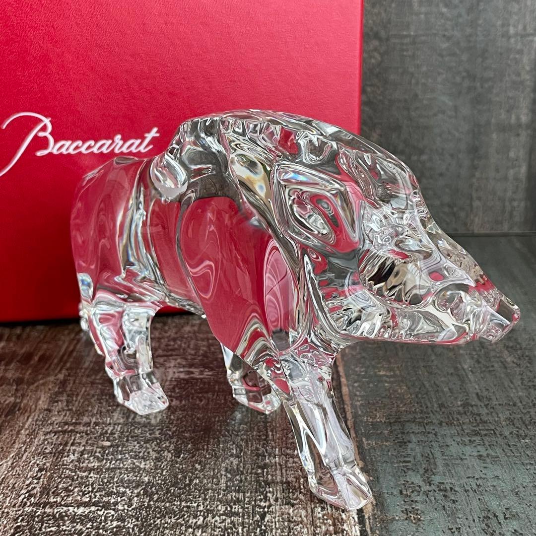 Baccarat バカラ　干支　亥年 2007年 クリスタルガラス