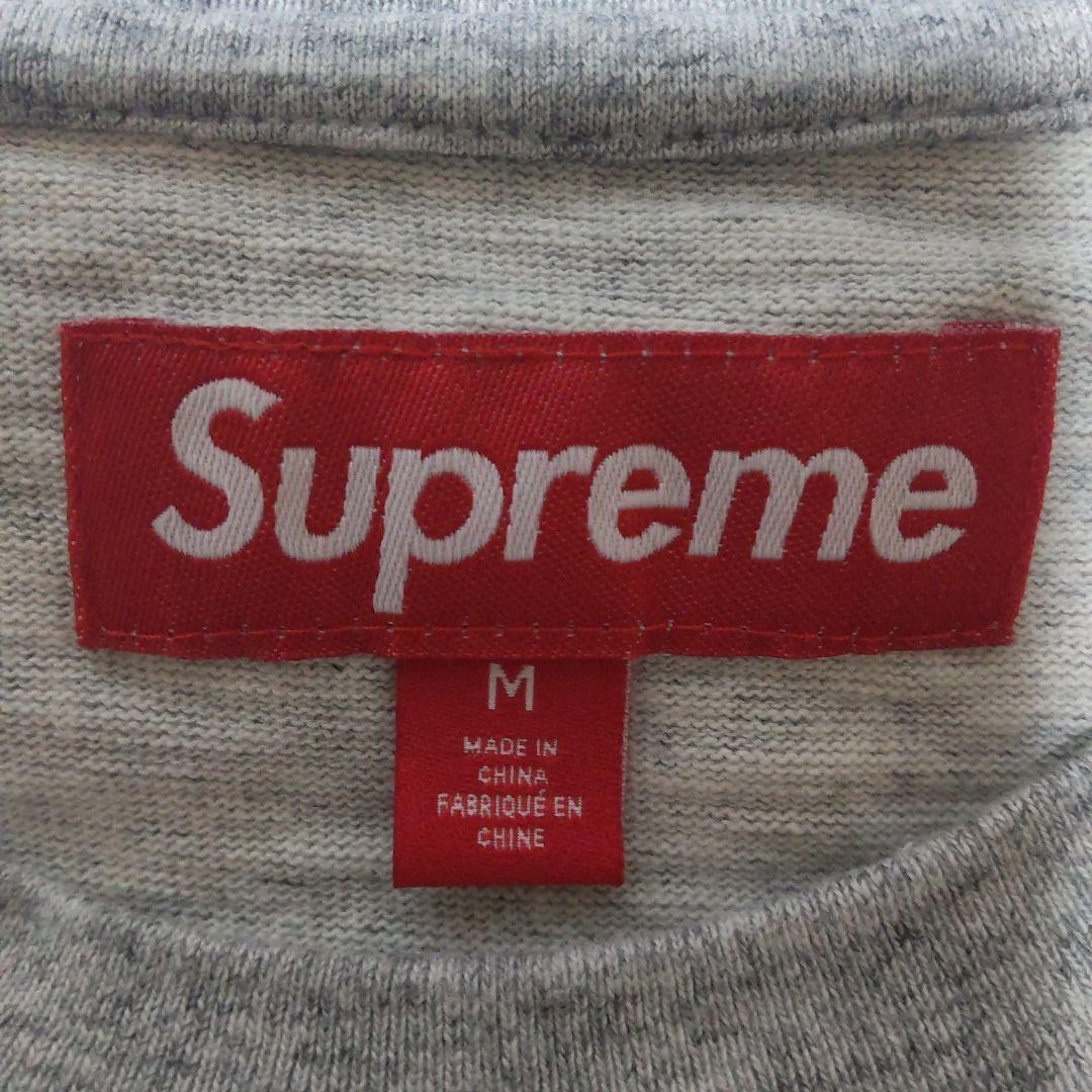 【即完売】Supreme Collegiate S/S Top グレー　Мサイズ