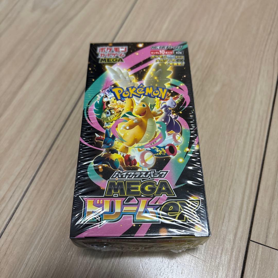 【新品未開封】ポケモンカードゲーム MEGAドリームex BOX シュリンク付き