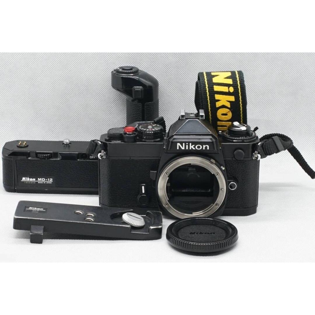 [並品/付属品多数] Nikon FE + MD-12 + AH-3 ニコン