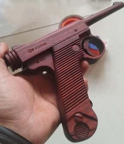 南部十四式　紫檀模型　１/1スケール　手作　新品