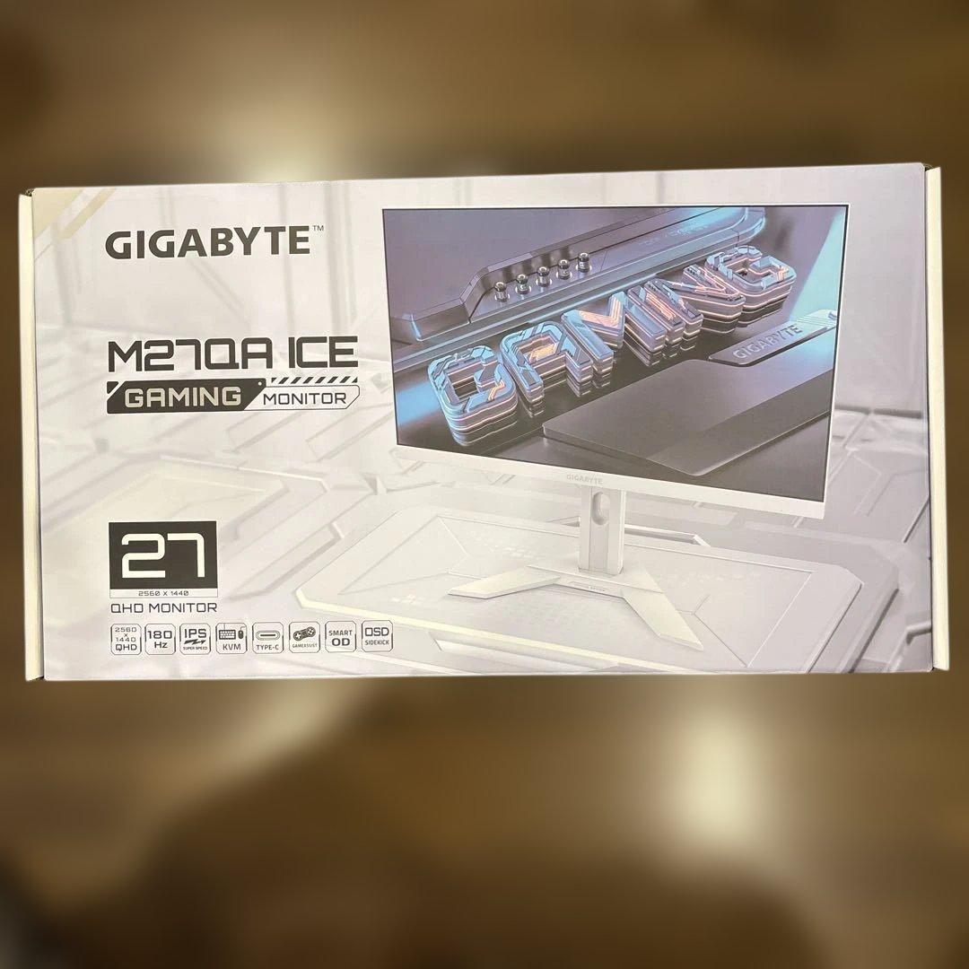新品未開封GIGABYTE M270A ICE ゲーミングモニター 27インチ