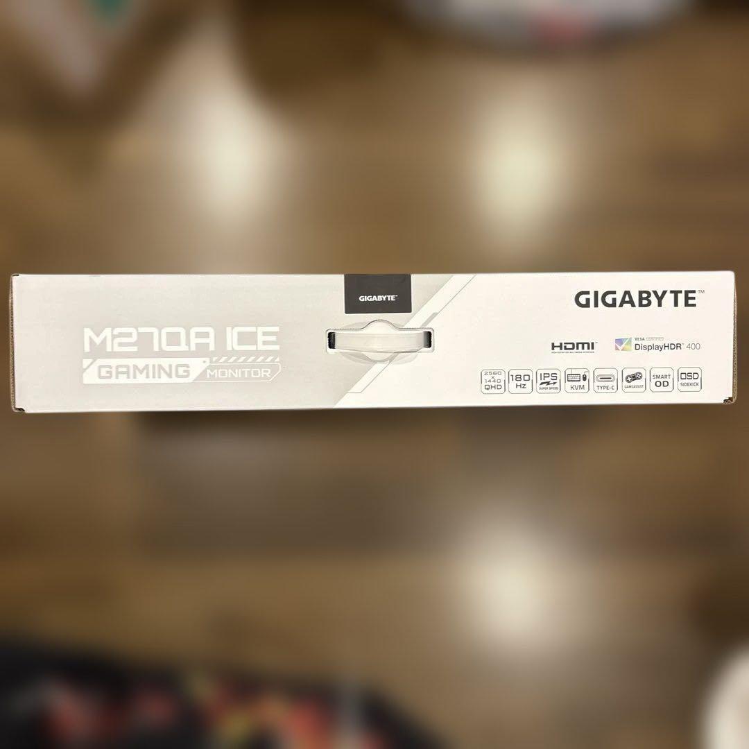 新品未開封GIGABYTE M270A ICE ゲーミングモニター 27インチ