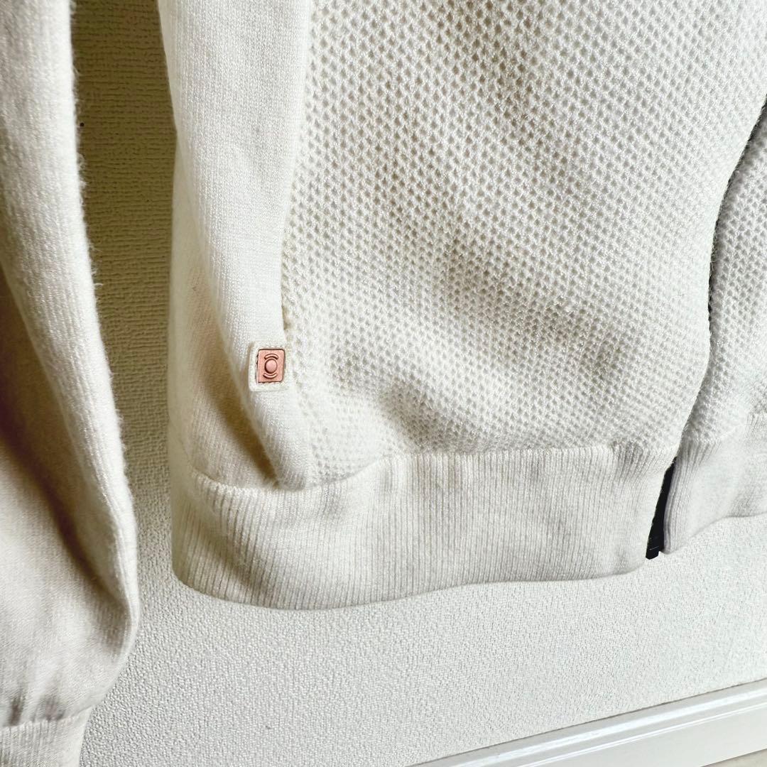 美品！韓国　ワイドアングル 防風ニット　ジップアップ　アウター　ゴアテックス