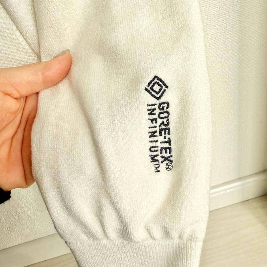 美品！韓国　ワイドアングル 防風ニット　ジップアップ　アウター　ゴアテックス