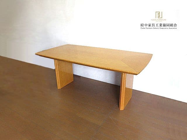 唐*草様 IDC大塚家具　 府中家具 バーズアイメープルダイニングテーブル